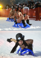 全裸スポーツ 画像122枚！真冬に全裸でスポーツしてるエロ画像！