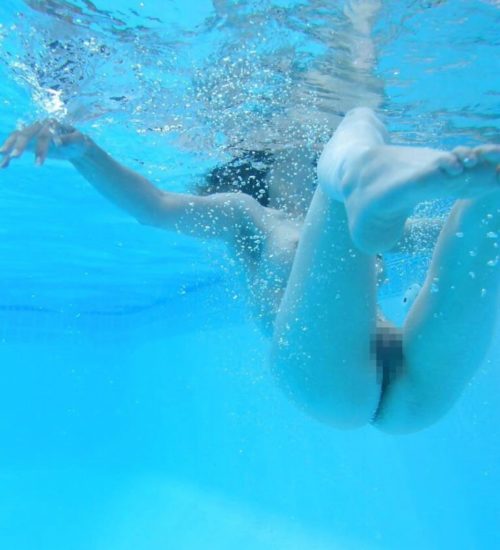 全裸水泳 画像023